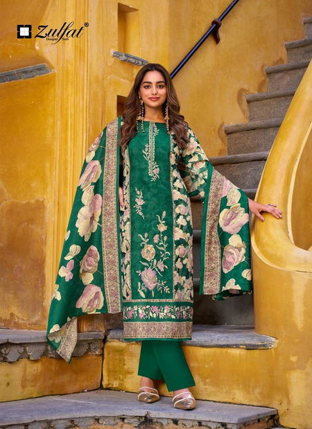 Kalamkari by Zulfat Woollen Pashmina Dress Material Exporters In India